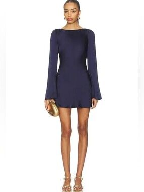 lovers and friends seana mini dress Lovers And Friends Seana Mini Dress In Deep Navy - 6% Off